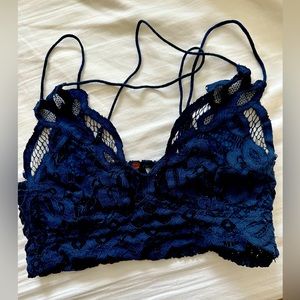 Free People Adela Bralette - Navy